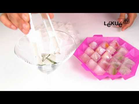 Набор "Коктейль" Lekue (форма для льда куб, цитрус-спрей + буклет с рецептами)