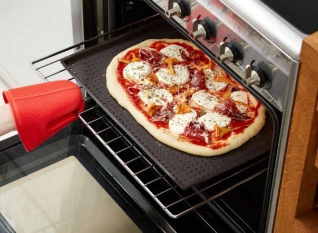 Коврик перфорированный для пиццы Lekue, силиконовый, 30x40 см
