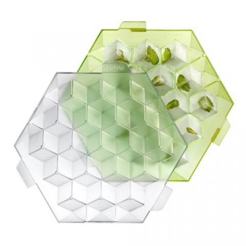 Форма "Кубики для льда" Lekue, маджента