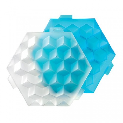Форма "Кубики для льда" Lekue, маджента